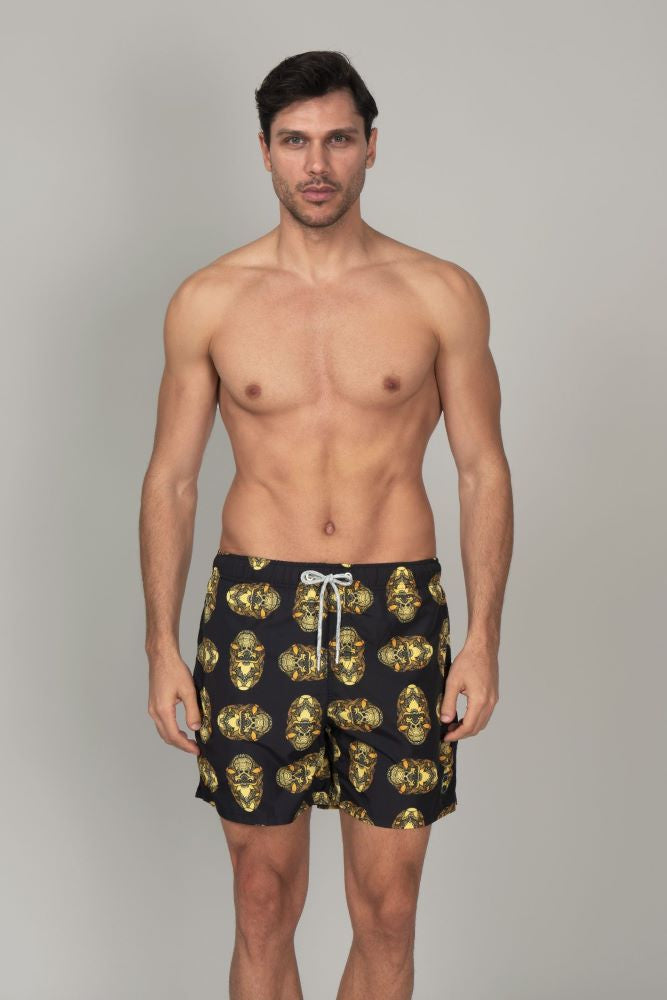 BOXER MOLLA UOMO NERO BOXERF22 2043 FXXK